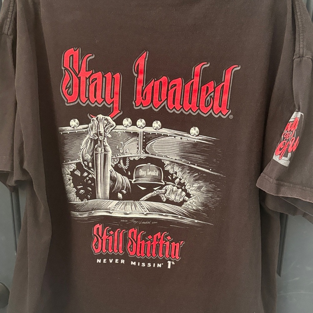 Stay Loaded Graphic T-Shirt - Black 2XL